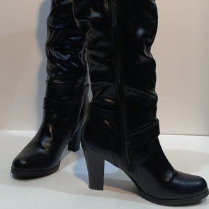 Black High-heel Boots